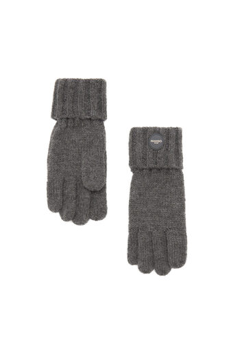 MANGO Gray Boy's Gloves 77005995