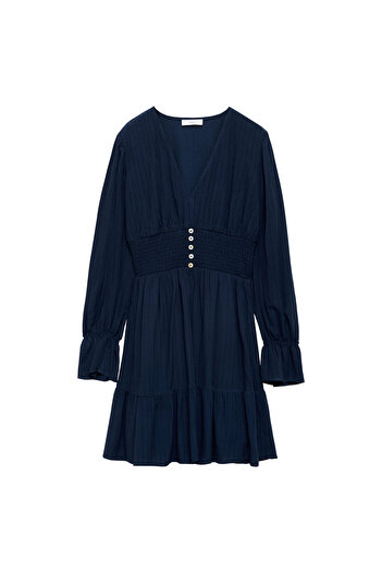 MANGO Φόρεμα για κορίτσια Navy Blue 77086742