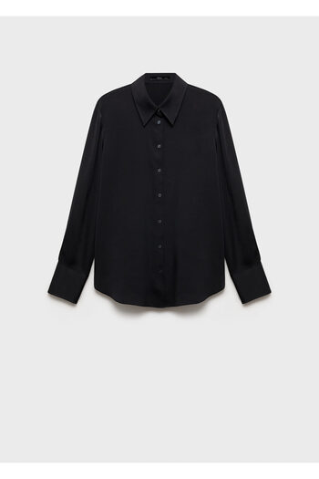 MANGO Black Women's Shirt 87090415