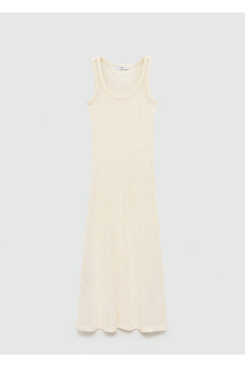 MANGO Natural Women's Dress 77092532