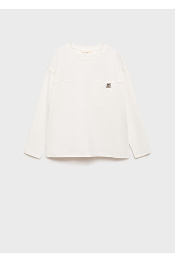 MANGO Off-White Boy T-Shirt 77084437