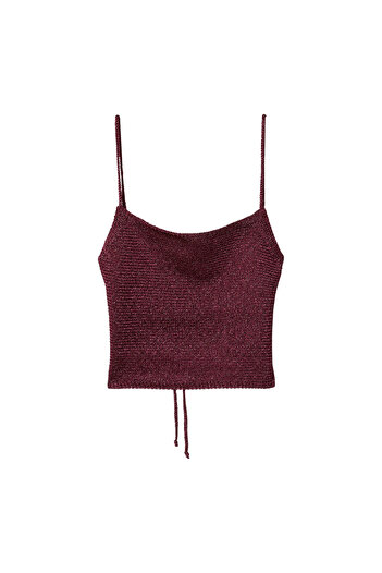 MANGO Woman Fuchsia Women's Bustier 37019103