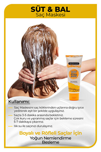 Morfose Süt & Bal Saç Maskesi 75 ml