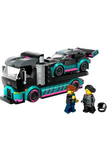 LEGO ®   City Racing Car and Car Carrier Truck 60406 - 6+ Creative Toy Building Set (328P)