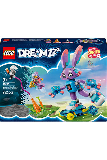 LEGO ® DREAMZzz™ Izzie ve Oyun Tavşanı Bunchurro 71490 - 7+ Çocuklar için Oyuncak Yapım Seti (252P)