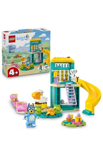 LEGO Bluey - Fun at the Playground with Blue and Chloe 11201, 104 pieces