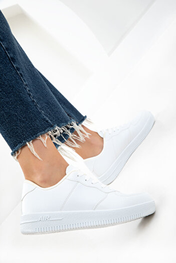 SOHO White-White Unisex Sneaker 14361
