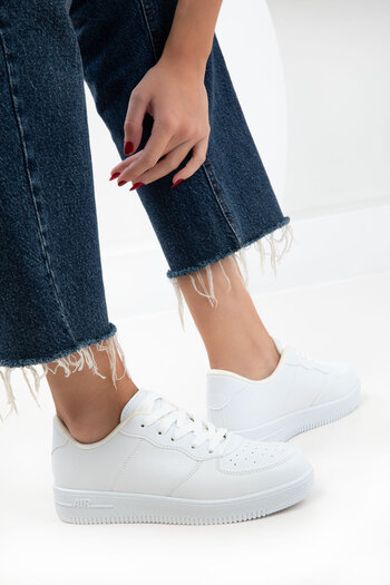 SOHO Beyaz-Beyaz Unisex Sneaker 14361