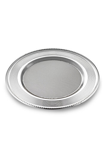 Emsan Blume Plate 33 cm Platinum