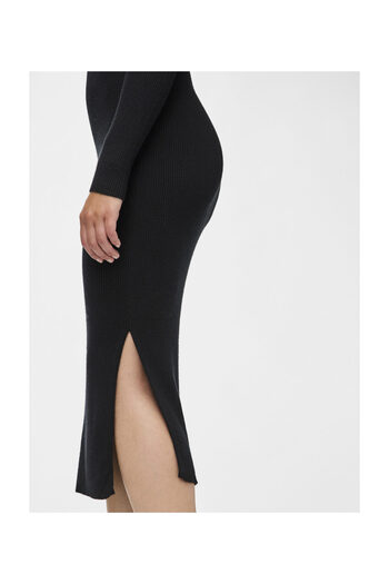 PIECES Pcmira Ls Midi Knit Dress Noos Bc