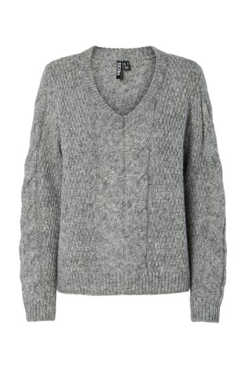 PIECES Pcnina Ls V-Neck Knit Noos Bc