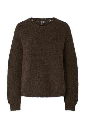 PIECES Pccleo Ls O-Neck Chunky Knit Noos Bc