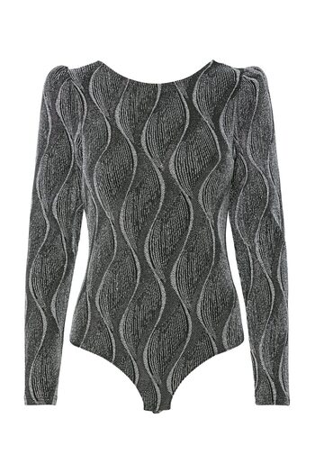 YAS. Yasyen Ls Bodystocking S.