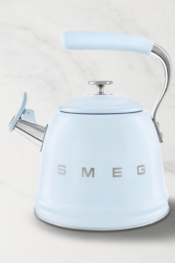 SMEG 50's Style Pastel Blue Whistle Set 2.3 Lt