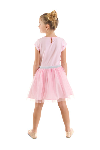 Denokids Kitten Unicorn Girl's Tulle Tutu Pink Dress