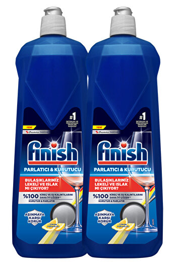 Finish Bulaşık Makinesi  Parlatıcı & Kurutucu   Sıvı Limonlu 1600 ml (800 ml x 2'li)