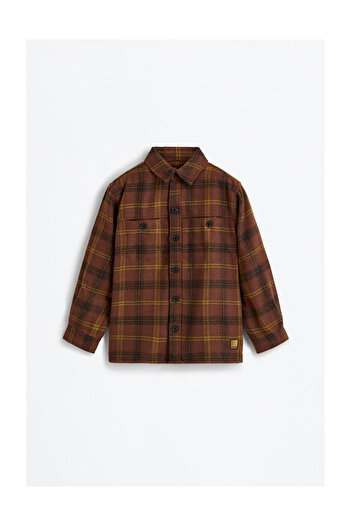 LEFTIES Kids Plaid Overshirt