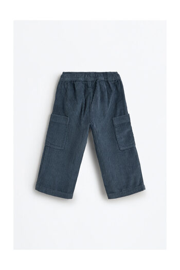 LEFTIES Pantaloni cargo din velur pentru copii