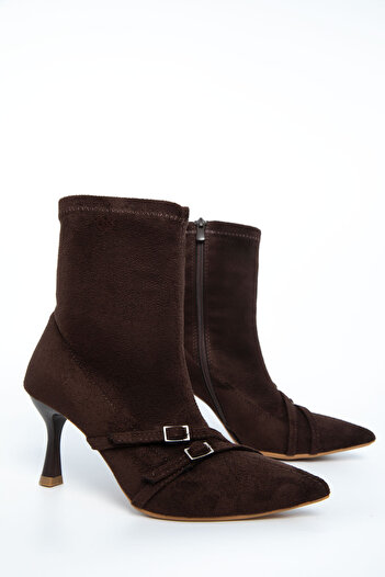 SOHO Brown Suede Women's Boots & Booties 21040