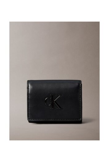 Calvin Klein Women Black Bold Medium Bifold Wallet