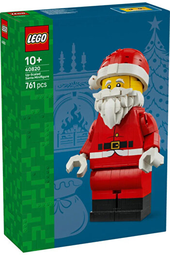 LEGO 40820 ليغو ®   شخصية سانتا كلوز المصغرة ذات الحجم الكبير الأيقونية