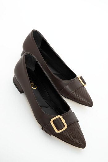 SOHO Brown Women's Classic Heeled Shoes 21022