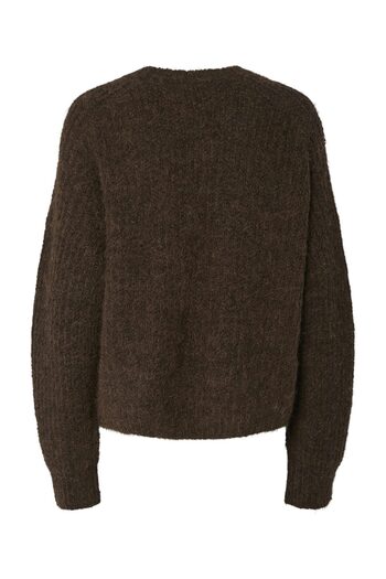 PIECES Pccleo Ls O-Neck Chunky Knit Noos Bc