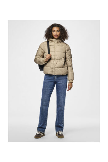 PIECES pieces Women's Winter Jacket 17115626 Beige