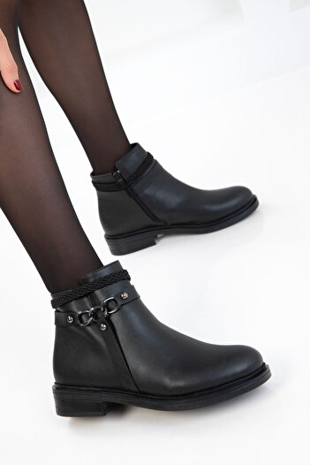 SOHO Women's Black Boots - 19554 Model Bootie