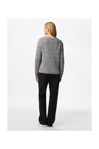 PIECES Pcnina Ls V-Neck Knit Noos Bc