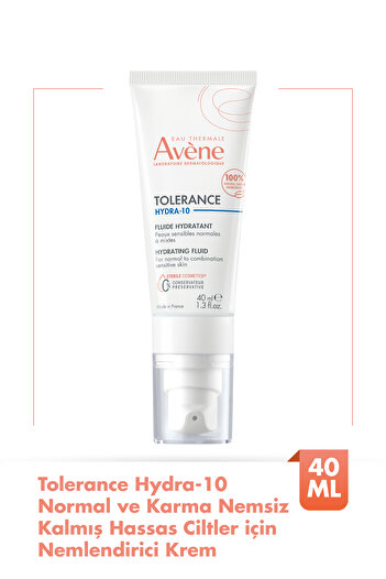 Avene Tolerance Hydra-10 Normal ve Karma Nemsiz Kalmış Hassas Ciltler için Nemlendirici Krem 40 ml