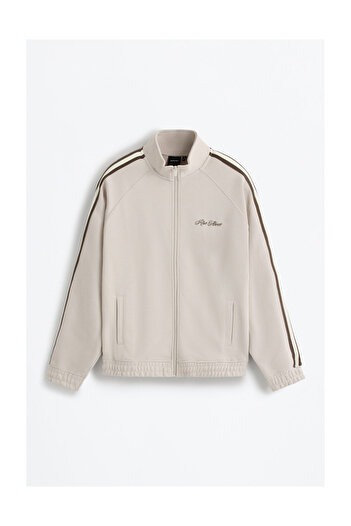 LEFTIES Men's Interlock Jacket with Stripe