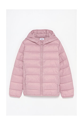 LEFTIES Leichte Kinder-Daunenjacke mit Kapuze