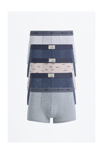LEFTIES Man Pack of 5 Contrasting Boxers