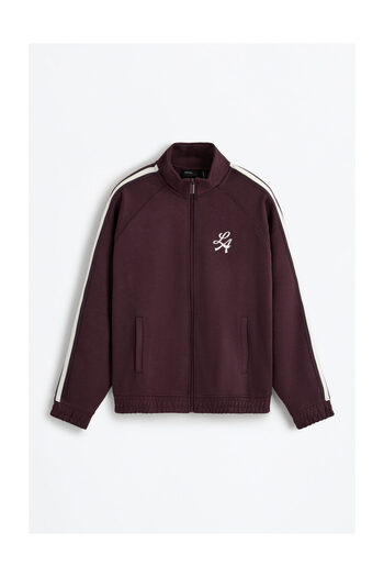 LEFTIES Men's Interlock Jacket with Stripe