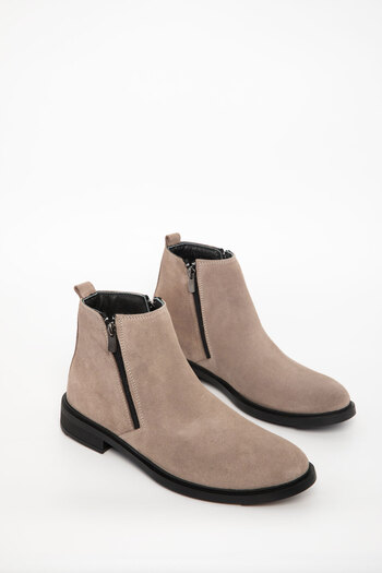 SOHO Gray Suede Genuine Leather Men's Boots & Booties 20969