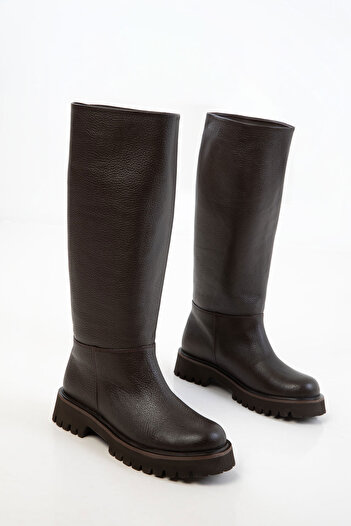 SOHO Brown Genuine Leather Women's Boots 19932