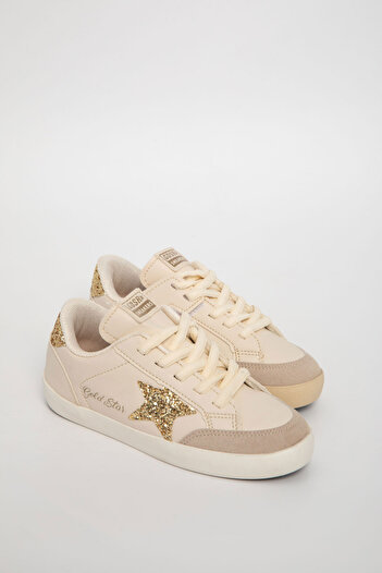 SOHO Beige-Gold Kids Unisex Sneaker 20961