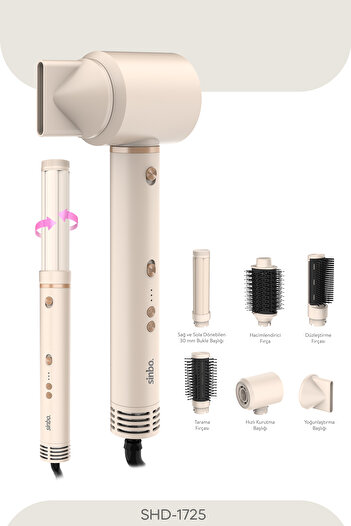 Sinbo Shd-1725 6in1 Hair Styler