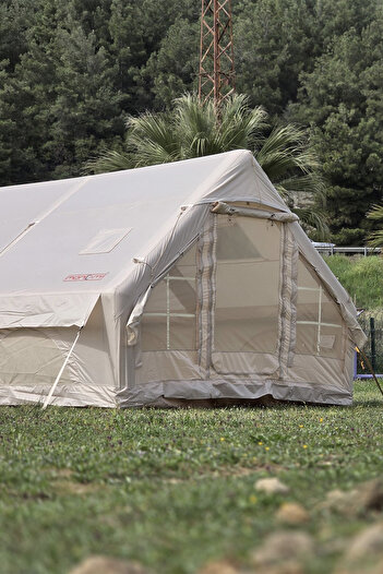 moniev Monicamp Şişme Kamp Çadırı 12 Kişilik 420D Kumaş Kar, Su Geçirmez 4 Mevsim 12m2 400x300x210cm
