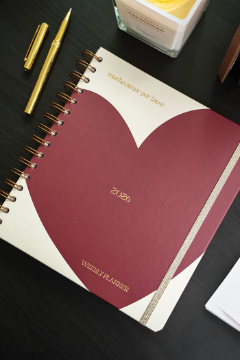 Matt Notebook 2026 Weekly Square Planner - 12 Month Heart