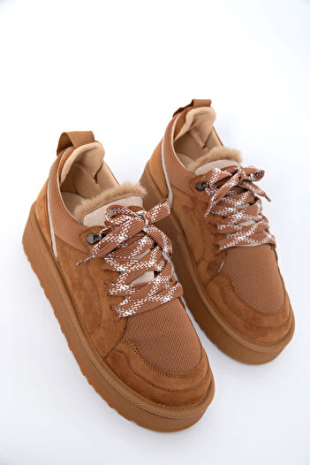 SOHO Tan Suede Women's Sneaker 20934