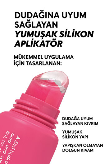 Cream Co. Nemlendirici Parlatıcı 3in1 Lip Balm | Dudak Bakım | Bubblegum Pembe | Hyaluronik Asit Seramid