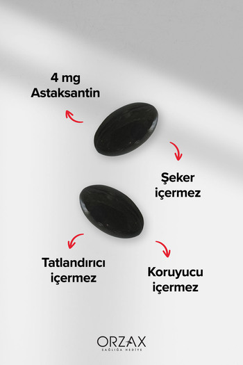 Ocean Orzax Astaksantin Doğal Antioksidan 30 Kapsül