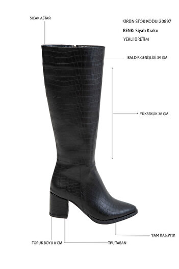 SOHO Black Krako Women's Boots 18348