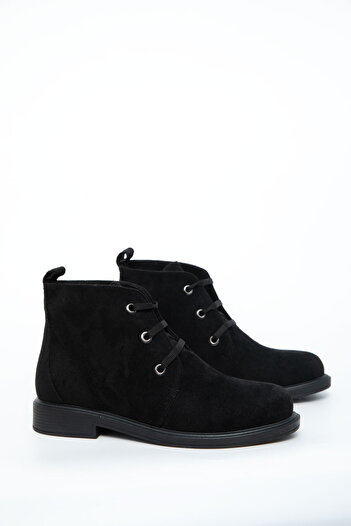 SOHO Black Suede Women's Boots & Booties 21006