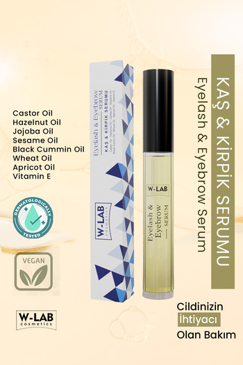 W-Lab Kozmetik Eyebrow Eyelash Serum 10 ml
