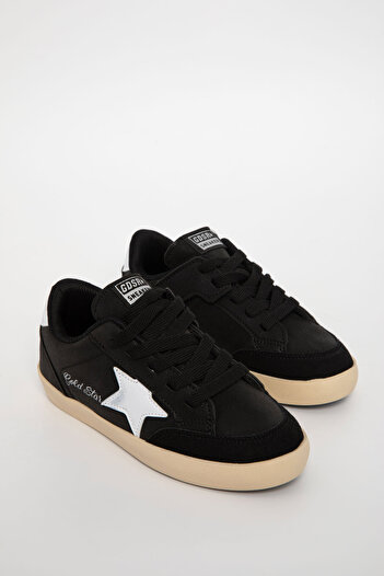 SOHO Black-White Children's Unisex Sneaker 20961
