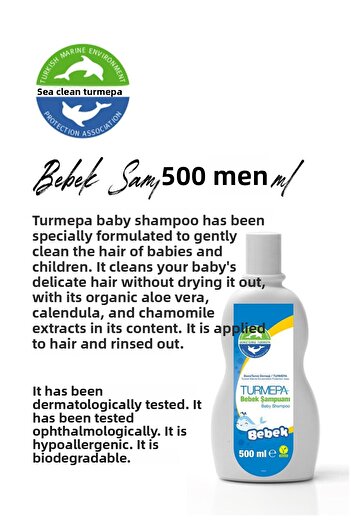Turmepa 2 Baby Shampoos 500 ml and Rosie