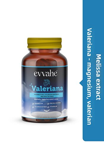 EVVAHE DOĞAL Capsule Containing Valerian Extract and Melissa Extract